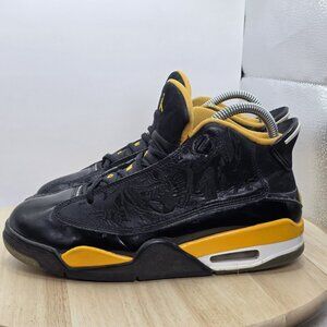 Womens Size 8 - Jordan Dub Zero Sneakers,Black/Taxi GS Size 6.5Y